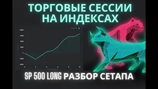 Торговые сессии фондовых индексов, SP 500 LONG  разбор АМ сессии 08.01.24