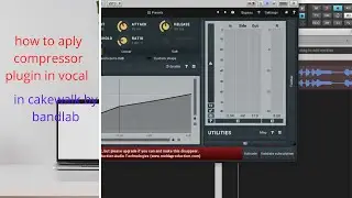 how to aply compressor in plugin||kaise  vocal me compressor ki use kare||in cakewalk by bandlab\tec