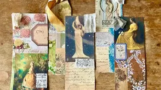 Golden Tags & Journaling Cards - Craft Along With Me #golden #autumn #craft #journaling #creative