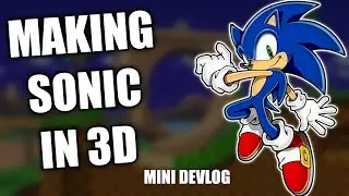 3D Sonic The Hedgehog Fan Game  - WIP 2