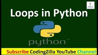 Python Loops Tutorial | For Loops in Python | Python Tutorial For Beginners In Hindi | CodingZilla