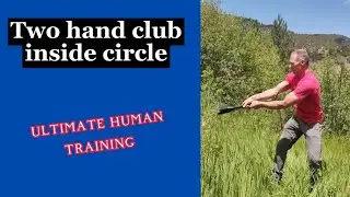 Two hand club inside circle
