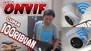 cctv ip cam HD Camera murah support onvif bisa terhubung ke NVR tanpa kabel