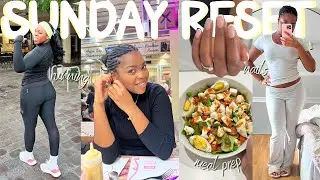 SUNDAY RESET VLOG: WE'RE STARTING AGAIN 🔁 | sport, cleaning, cooking, manicure