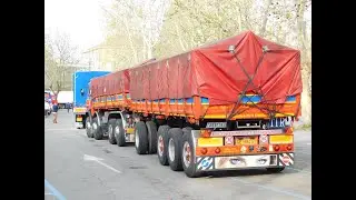 L'ARRIVO DEI CAMION D'EPOCA AL RADUNO DI ASTI 2024