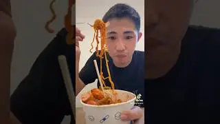Japanese people eat sausages at Lawson Indonesia