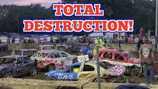 Destruction Derby Madness: Non-Stop Action From A Local Demolition Derby