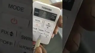 Toshiba AC remote error code in hindi. How to check error code in AC?