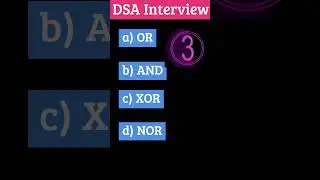 Which of the following bitwise operations will you use to set a particular bit to 0 #shorts