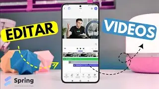 cómo EDITAR VIDEOS con Spring Video desde CELULAR 2025 ✅