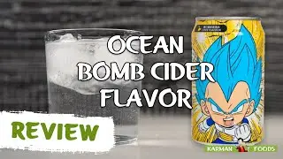 Vegeta's Soda: Ocean Bomb Cider Flavor | Taste Test