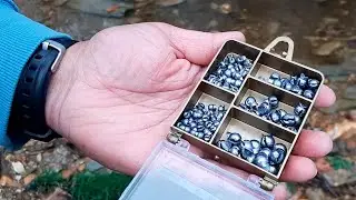 Ideal fishing split shot weight assortment pack!