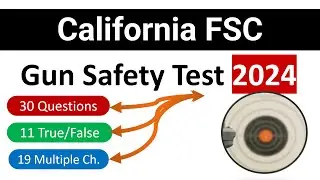 California FSC Gun Safety Practice Test 2024 