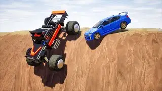Cars Falls in The Desert - Brick Rigs
