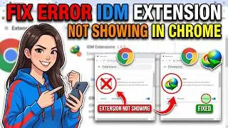 idm extension for google chrome Fix Error idm extension not showing in chrome