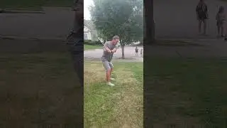 Teaching my daughter golf today!