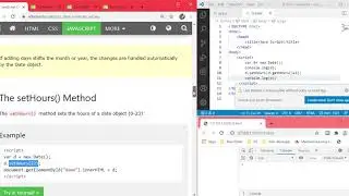 W3School JavaScript Set Date Methods
