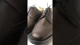 Дерби броги из кожи итальянского теленка на фактурной подошве от Inbespoke inbespoke.ru