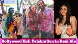 Bollywood Celebrities Holi Celebration in real life