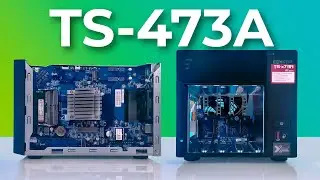 4-bay NAS server with QuTS hero and ZFS - TS-473A