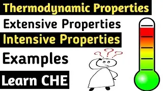 Thermodynamic Properties | Types of Properties | Intensive and Extensive Properties | Thermodynamics