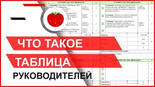 Что такое Таблица руководителей