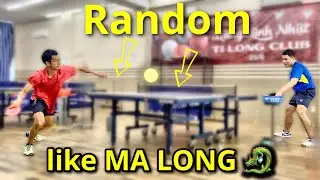 How to move to do Forehand Topspin random all over the table like Ma Long