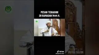Ceramah Terakhir KH. Romli Fachri Kokop || Harus Siap dan Ikhlas Menghadapi Maut