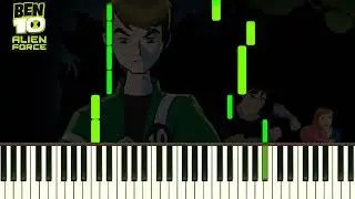 ALL Ben 10 Theme Songs On Piano