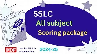 SSLC all subject scoring package 2025 | 10th class scoring package all subject |10th Scoring package