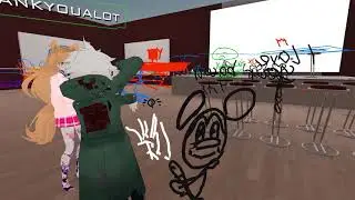 [VR Chat] Snake Girl playing Piano (Synthesia)