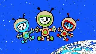 Раскраски - Считалочки (Звёздочка колыбельная) | Три котенка - мультик для малышей