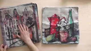 Живопись акрилом.  Новая жизнь картины