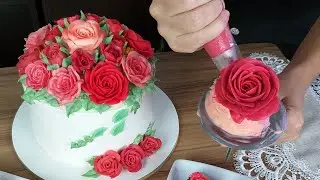 FLORES de CHANTININHO - Coloração e Hidratação Correta - Flower Cake