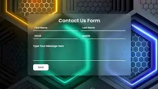 How to Create Contact Us Page Using HTML and CSS || Web Coder