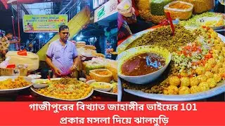 গাজীপুরের বিখ্যাত জাহাঙ্গীর ভাইয়ের 101 প্রকার মসলা দিয়ে ঝালমুড়ি 😛। The Food Capture