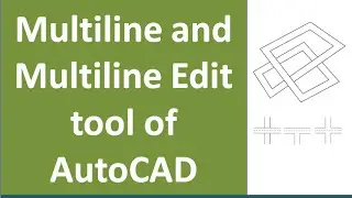 Multiline, multiline style and multiline edit commands of Autocad