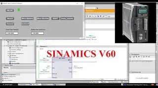 TIA| Portal SINAMICS V60 basic positioning - PTO (Pulse train output)