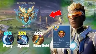 MYTHICAL GLORY 50STAR TOP  BRUNO SOLO RANK l MLBB