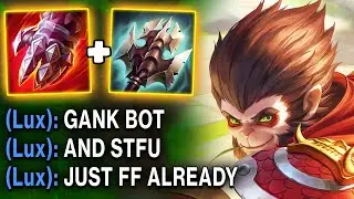 Wukong, but my ADC has completely lost their mind (super toxic)