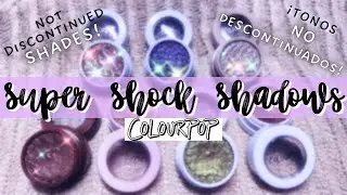 COLOURPOP: The BEST SUPER SHOCK SHADOW shades* in my opinion