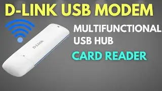 D-Link USB Modem: Multifunctional USB Hub with Card Reader & Internet Modem | Complete Review