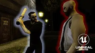 UE4 PS1 Style Game - Combat Test 02 ( Old School Horror Game )