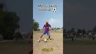 Messi tutorial skills #youtubeshorts #viral #youtube