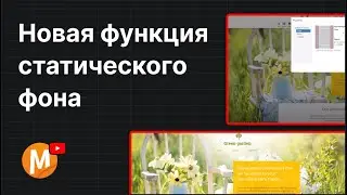 Новая функция статического фона