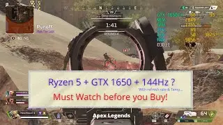 Apex Legends Gameplay on NVIDIA GeForce GTX 1650 & Ryzen 5 Gaming laptop |Best gaming Laptop Series