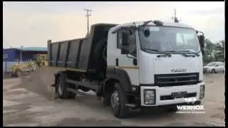 Сасмосвал с задней разгрузкой на ISUZU FVR34
