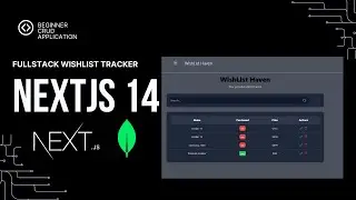 Full Stack Nextjs Personal Wishlist Tracker Application | Mongodb Mongoose | Beginner Project