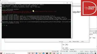 How to install any python library or module for spyder IDE.