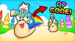 Roblox Snail Race! (SECRET Codes!!)